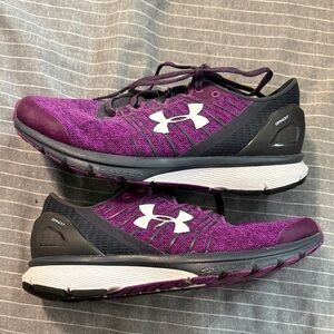Under Armour Women's Purple and Black Athletic Shoes